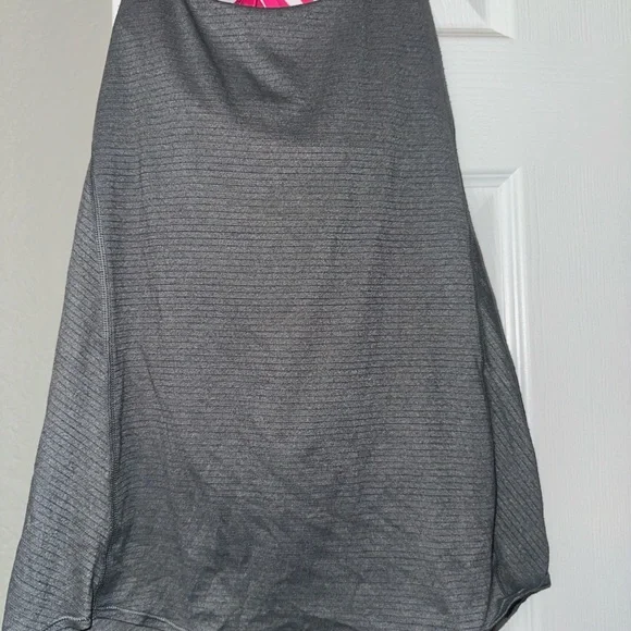 Lululemon Athletica Pink and Gray Backless Tank Top - Picture 7 of 9